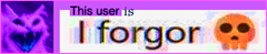 this user is i forgor