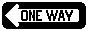one way